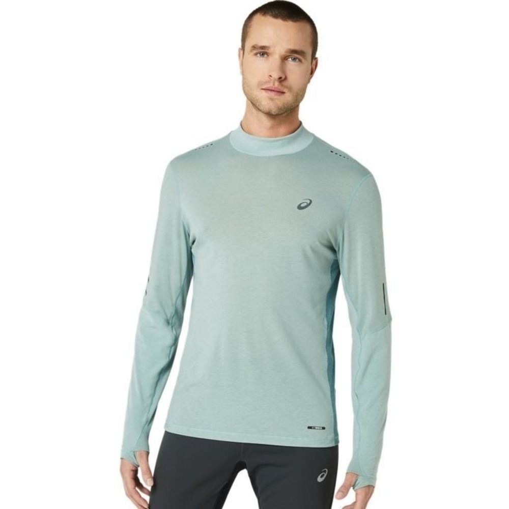 ASICS Metarun Actibreeze Mock Neck Running Top Long Sleeve Mens Size Large